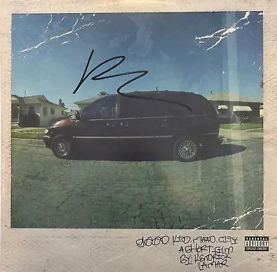 Kendrick Lamar Signed Good Kid Maad City Lp Vinyl Album Acoa Racc Coa • £1500