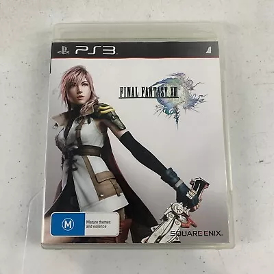 Final Fantasy XIII 13 PlayStation 3 PS3 Video Game PAL Complete W Manual • $19.95