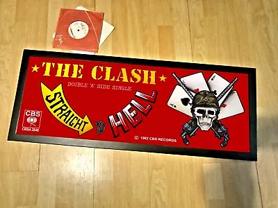 The Clash Straight To Hell Promo Poster Banner Sandinista London Calling • £10