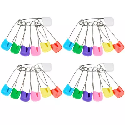  50 Pcs Child Safety Pins Baby Costumes Comfortable Diaper Fastener Clothespin • £11.39
