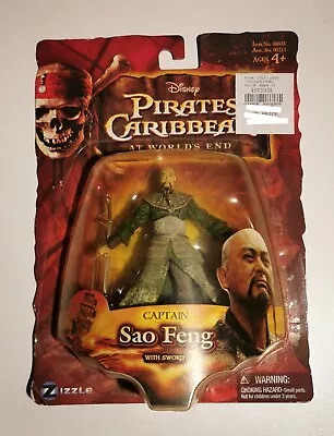 Pirates Of The Caribbean At World's End Captain Sao Feng With Sword New In Box • £35