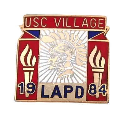 1984 LAPD Los Angeles Olympic Pin USC Village Law Enforcement Police • $8.98