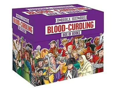 Blood-curdling Box Of Books (Horrible Histories Collections) By Terry Deary NEW • £54.95