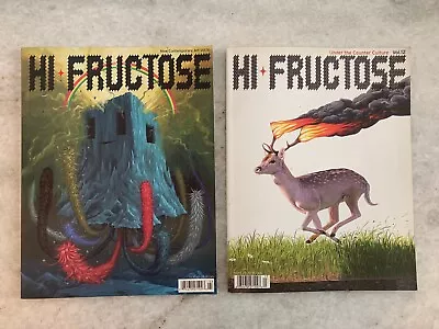 TWO (2) Hi Fructose Magazine Vol 12 & 16 Scott Hove Barry McGee Michael Hussar • $33.33