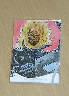 2022 Marvel Masterpieces 1/1 Sketch Art Card Bora Arslanbulut GHOST RIDER • $44.99