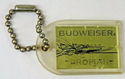 1966 MISS BUDWEISER Lenticular Lens Hydroplane Race Boat KEYCHAIN Key Ring BEER • $14.99