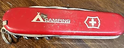 Vintage Victorinox Red Camping Swiss Army Utility Knife • $39.99