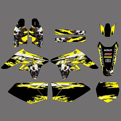 Team Graphics Backgrounds Decals Kit For Suzuki RMZ250 2007-2009 Rmz 250 • $52.24