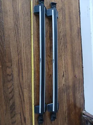 VTG BIC Snaprack Snap On Roof Rack SKIS LUGGAGE Carrier 37” Small Car Compact • $12.99