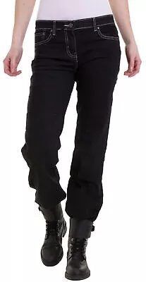 Womens Motorcycle Riding Pants Ladies Reinforced Protective Motorbike Jeans • $59.99