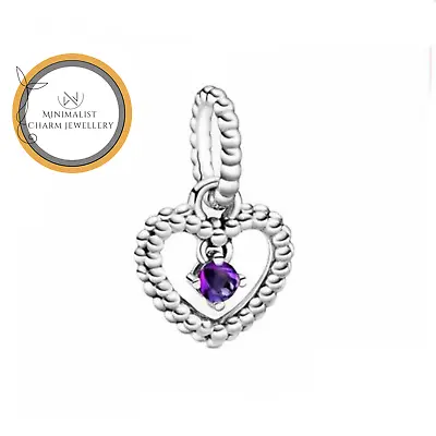 February Birthstone Charm For Bracelet Gift For Birthday February Charm • $15