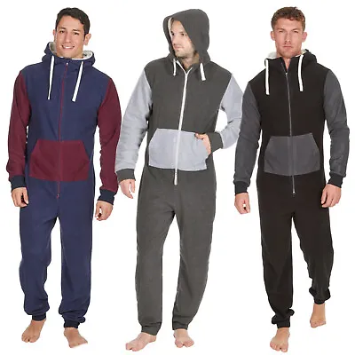 Mens 1Onesie Youths 1Onesie Mens All In One Pyjamas Mens Fleece All In One  • £12.99
