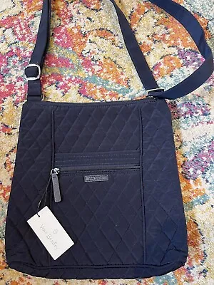 Vera Bradley Hipster Crossbody Handbag Classic Navy Microfiber  NWT!!! • $43.95