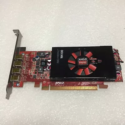AMD FirePro W4100 2GB GDDR5 4x Mini Display Port PCI-e 3.0 Video Card FREE SHIP! • $17.99
