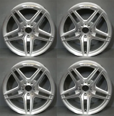 Set 4 Mercedes C-class W204 Amg 18  Alloys Wheels Rim Silver Oem Genuine • $1515.54