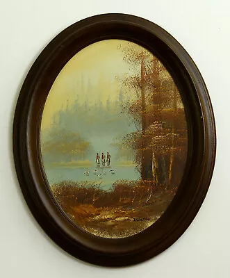 Oil On Board By J. Watts. Hunting Scene • £65