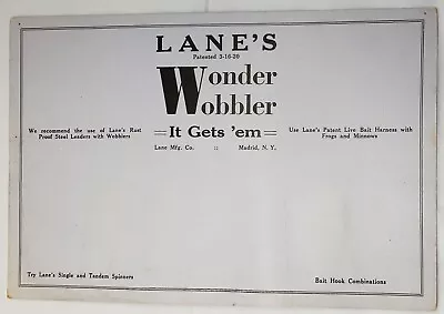 Vintage Lane's Wonder Wobbler Display Card • $200