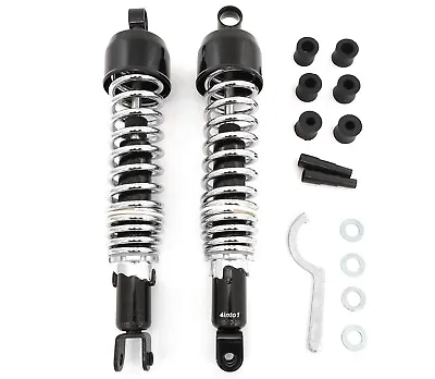 Performance Shocks - Black With Chrome Spring - Eye / Clevis - 365mm - 14 3/8  • $87.95