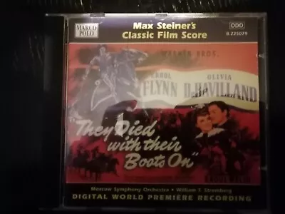 Max Steiner's Film Score - They Died With Their Boots On - CD - VGC - FREEPOST • £24.99