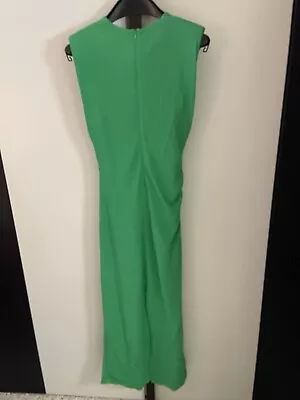 Zara Green Fitted Maxi Dress Size M • £15