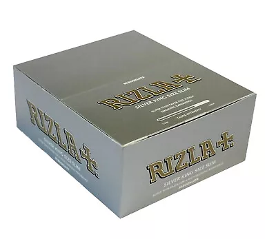 Rizla Silver King Size Slim Ultra Thin Cigarette Smoking Rolling Papers Original • £18.49