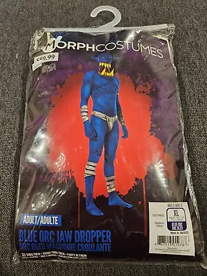 Morph Costumes Morph Suit Xl Freaky Evil Blue Orc Halloween Adult Large  • $37.88
