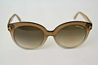 Tom Ford Monica Beige Crystal Gradient TF429 59B 54-20-140 Oversized Sunglasses • $99.99