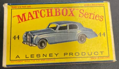 MATCHBOX LESNEY SILVER CLOUD No. 44 EMPTY ORIGINAL BOX • $8.50