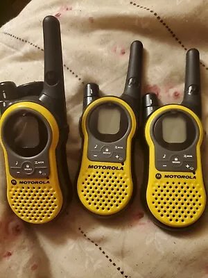 Motorola Talkabout MH230R Black & Yellow Handheld 2-way Radio / Walkie Talkie • $124.99