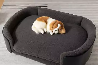 Scandinavian Elevated Dog Bed Sofa Fits Small To Medium Pets • $244.16