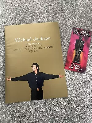 Michael Jackson King Of Pop Holographic Ticket And Programme • £40