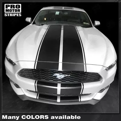 Ford Mustang 2013-2017 Over The Top Double Rally Stripes (Choose Color) • $119