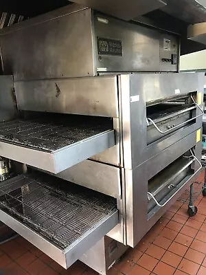 Middleby Marshall Ps 360 Wb Double Stack Natural Gas Conveyor Pizza Ovens • $12500