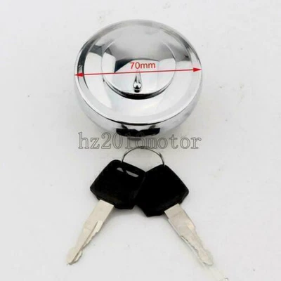 $23.98 • Buy Fuel Gas Tank Cap Cover Keys For Yamaha XVS1100 DragStar / V-Star 1100 1999-2011