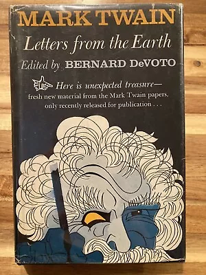 Mark Twain Letters From The Earth Hardcover 1962 DeVOTO - Vintage • $11