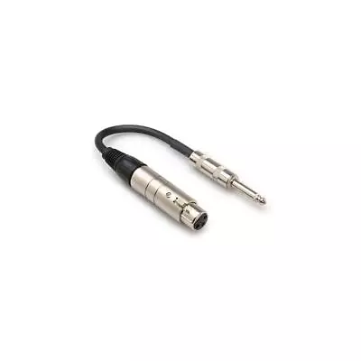 Hosa Technology Impedance Transformer XLR3F To 1/4  TS 6  #MIT-176 • $41.95