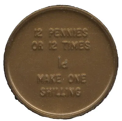 Toy Money Coin Kiddicraft Play Money 12 Pennies Or 12 X 1d Make One Shilling • $13.07