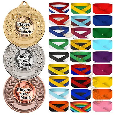 20 X Rugby Medals & Ribbons Player Of The Match Rugby Medals Pack • £26.50