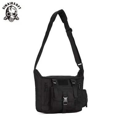 Tactical Men Shoulder Messenger Bag Briefcase Crossbody Laptop Satchel Travel AU • $45.99