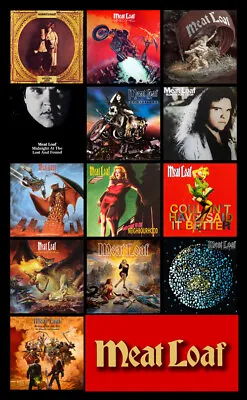 MEAT LOAF Album Cover Discography Magnet (3.75  X 4.75 ) • $5.99