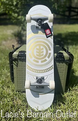 $79.99 • Buy Element Skateboard Complete Hatched White Gold 7.5  🔥NEW🔥ALYXW00164