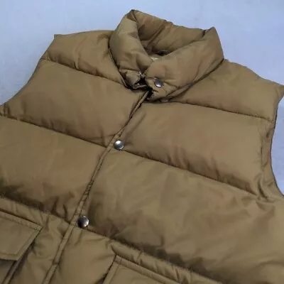 Vintage Sportsman's Choice Down Puffer Snap Button Vest Men's Medium • $19.99