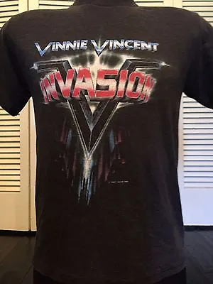 Vintage 1986 Vinnie Vincent Kiss Tour Shirt Size Small Rock Metal • $249.99