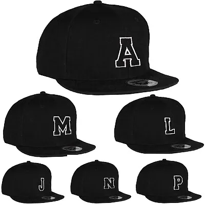 £5.99 • Buy Unisex Kids Adult Size Snapback Flat Peak Hat Casual Baseball Cap A-Z Alphabet