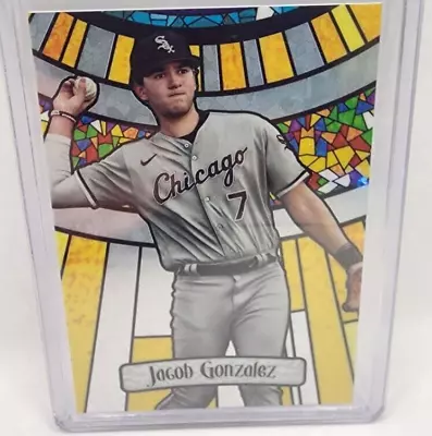 Jacob Gonzalez 2023 Bowman Stained Glass Chicago White Sox Q1898💎🔥 • $4.99