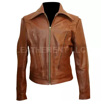 X-Men Days Of Future Past Logan Wolverine Casual Outerwear Biker Leather Jacket • $134.98