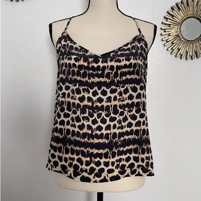 NWOT Anthropologie E By Eloise Tank Top Animal Print Leopard Womens Size Small • $25