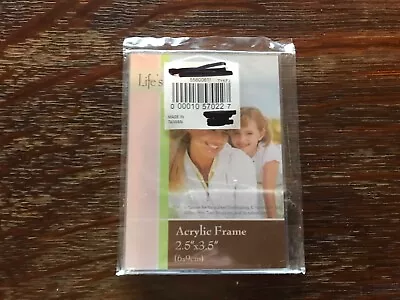 Acrylic Magnetic Picture Frame 2.5  By 3.5  • $1