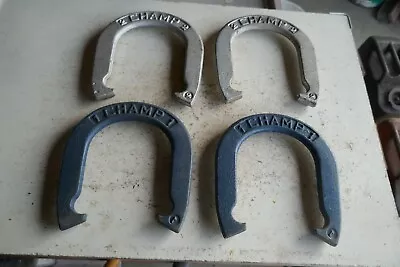 Vintage Nice Condition Set Of 4 Champ Horseshoes Lot 23-79-6 • $14.99