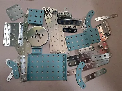 £9 • Buy Genuine Meccano Spare Replacement Parts Accessories Bundle Of 50 Pieces 